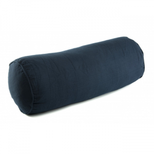 Navy Blue Bolster Pillow