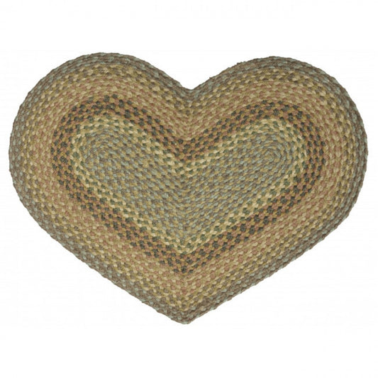 Heart Shaped Braided Mat