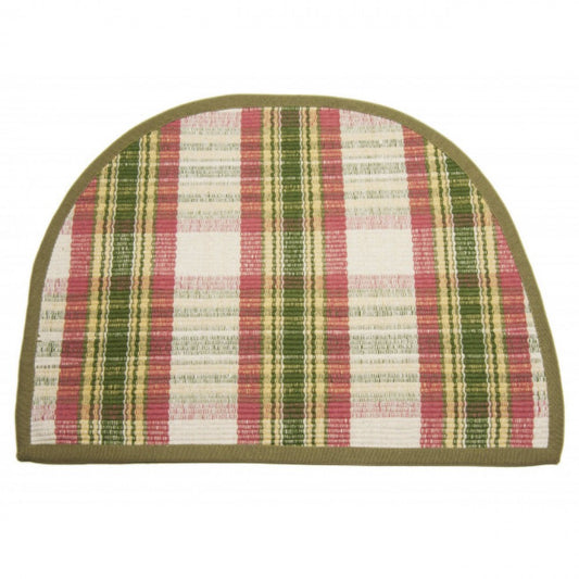 Summer Blush Check Pattern Sink Mat