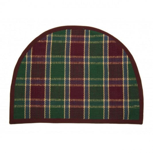 Festive Jewel Tones Check Pattern Sink Mat