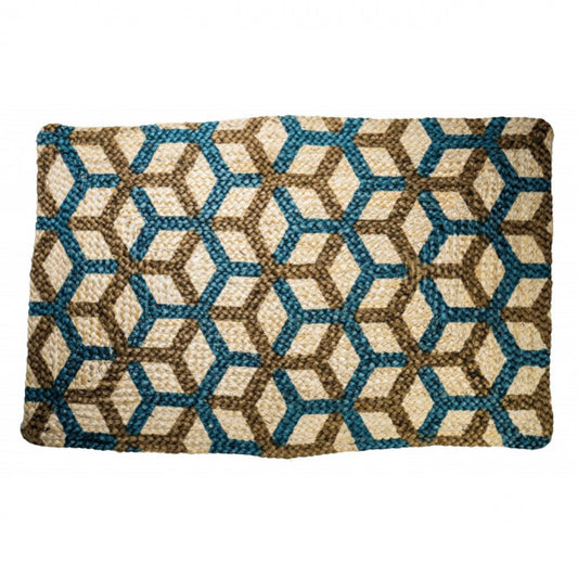 Braided With Hexagon Pattern Rectangular Rug