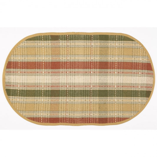 Cyprus Oval Check Pattern Rug