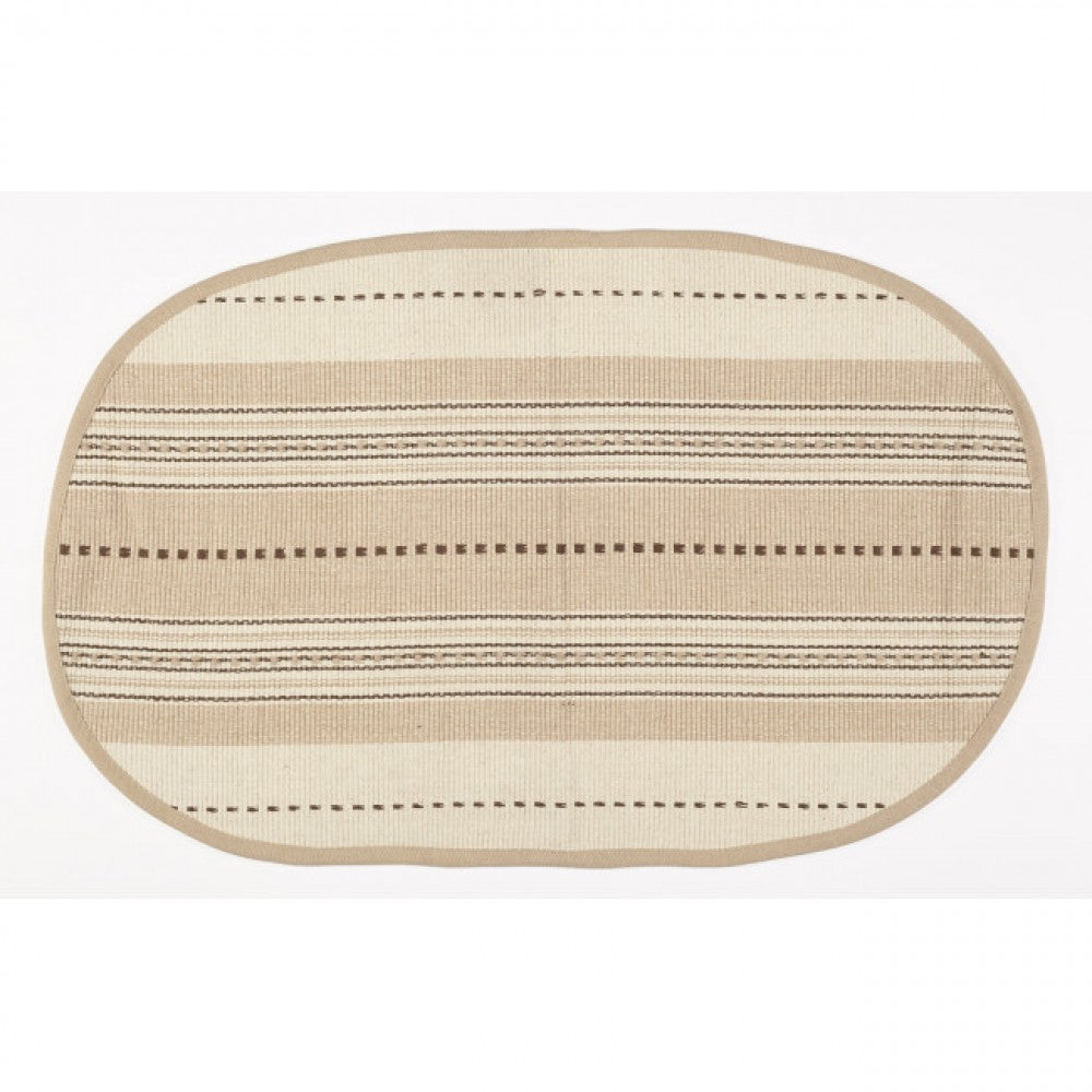 Coco Stripe Oval Rug