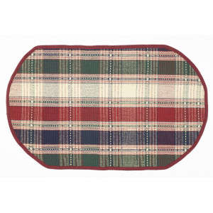 Moorpark Jewel Tones Check Pattern Rug