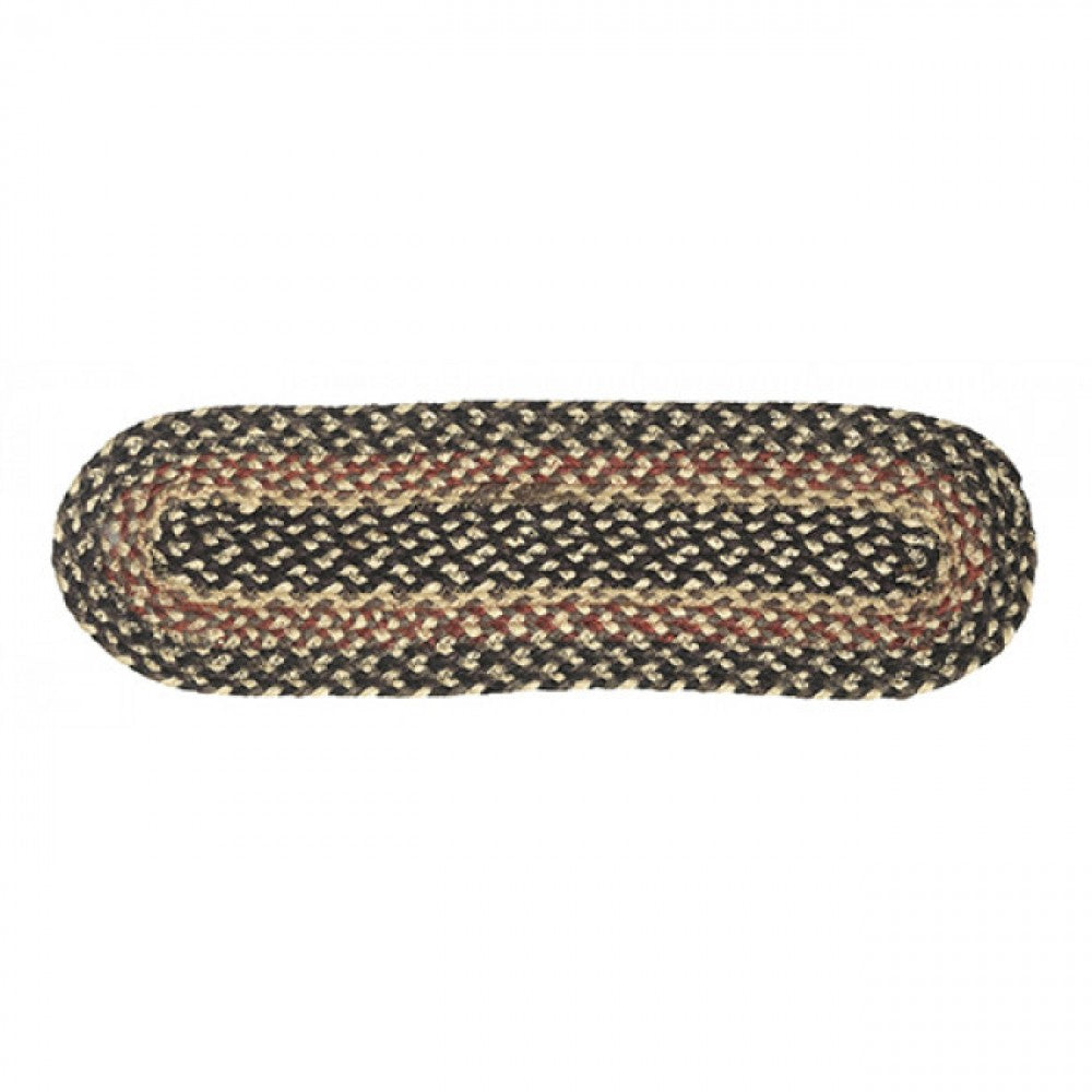Browns And Blacks Braided Stair Tread