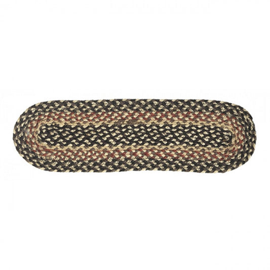 Browns And Blacks Braided Stair Tread