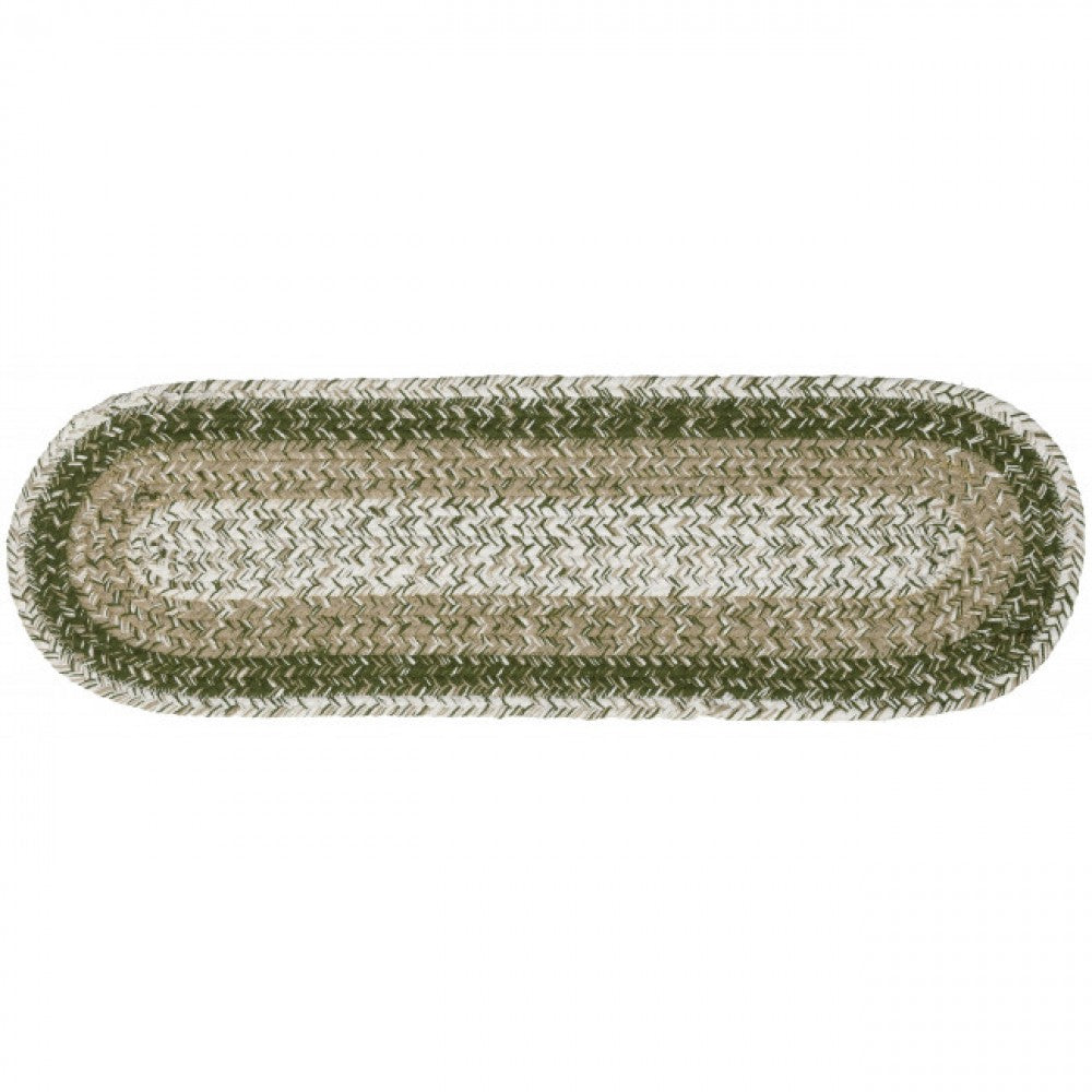 Braided Tulsi Pattern Oval Stair Tread