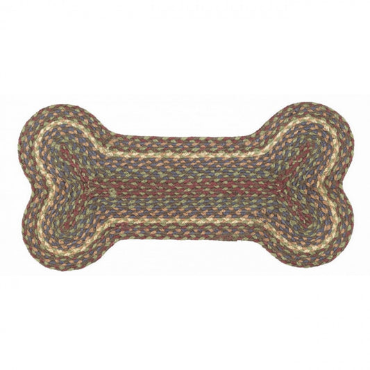 Dog Bone Shaped Braided Mat