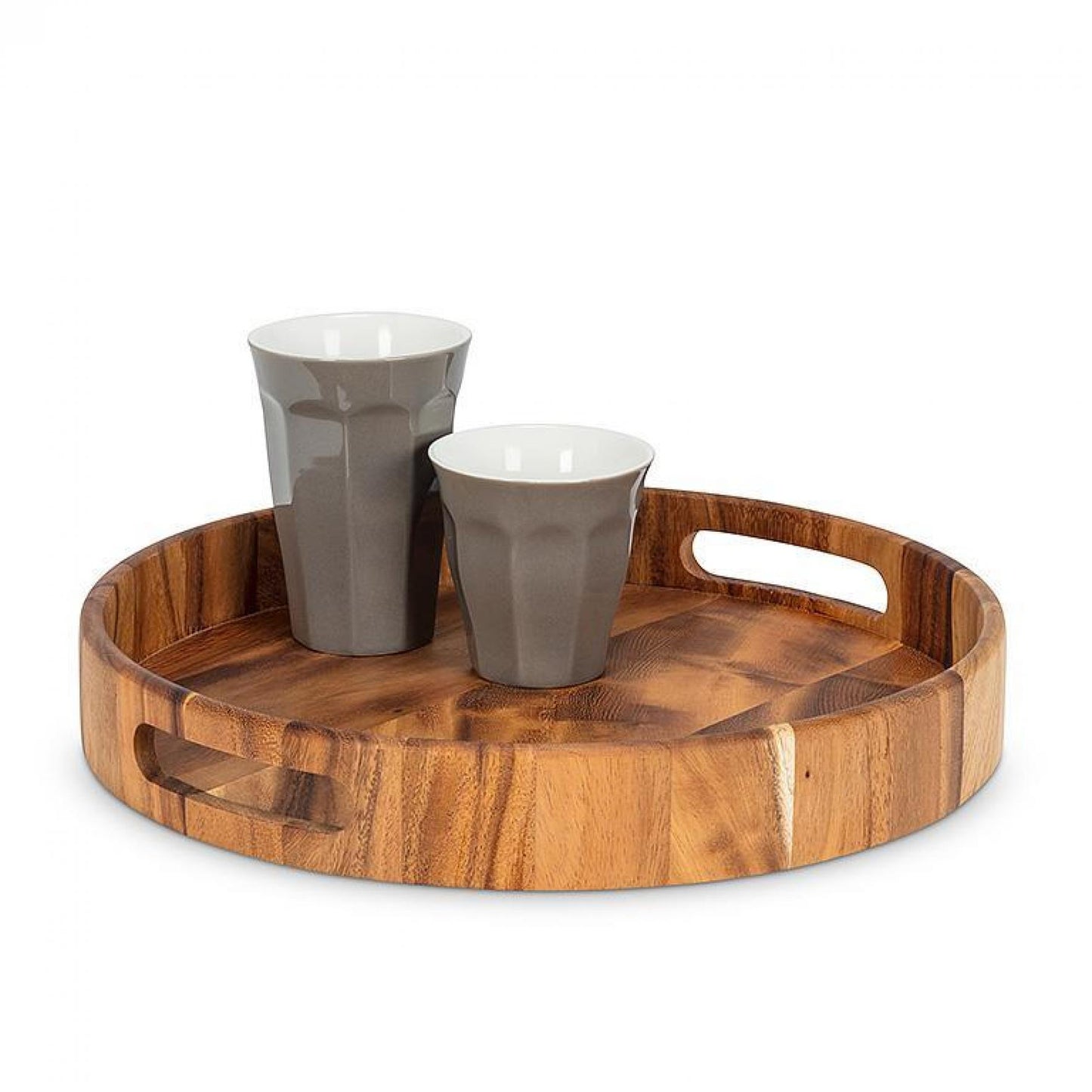 Round With Handles Tray