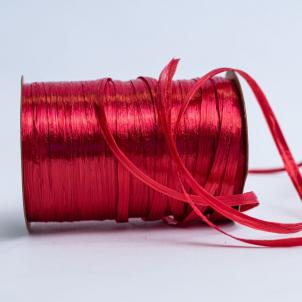 100Yds Wraphia Pearlized Red Ribbon