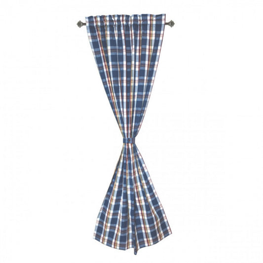 Lakewood Check Pattern Rod Pocket Curtain