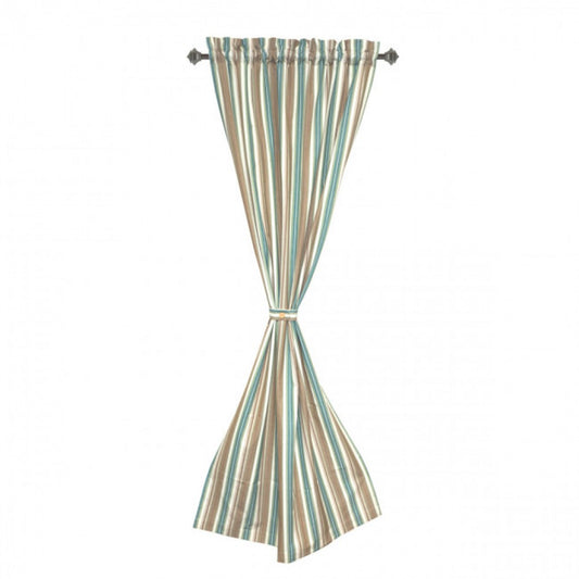 Woodside Stripes Pattern Rod Pocket Curtain