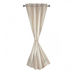 Coco Stripes Rod Pocket Curtain