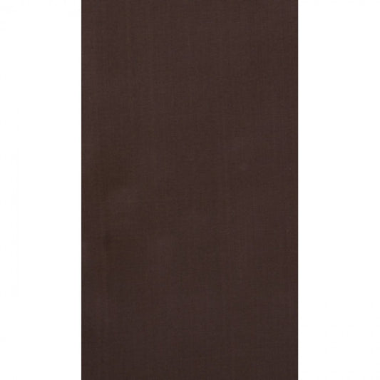 Chocolate Brown Rod Pocket Curtain