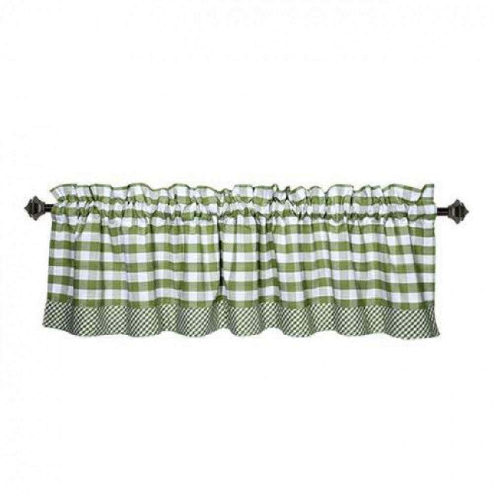 Toro Green Check Rod Window Topper