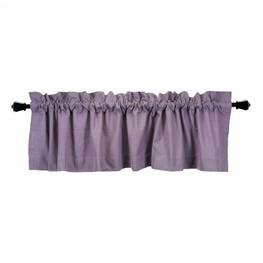 Purple Rod Window Topper