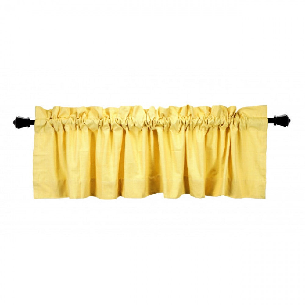 Yellow Rod Window Topper