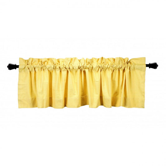 Yellow Rod Window Topper