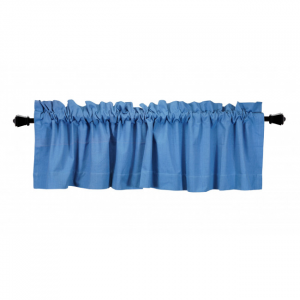 Blue Rod Window Topper