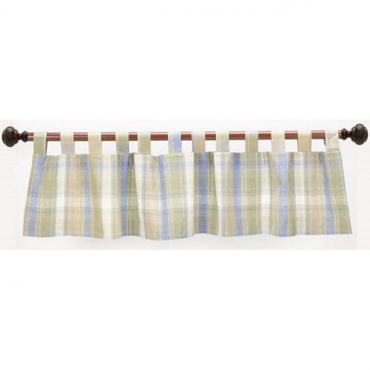 Montari Check Pattern Tab Window Topper