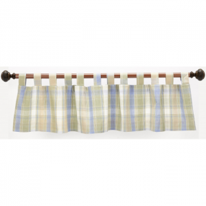 Montari Check Pattern Tab Window Topper