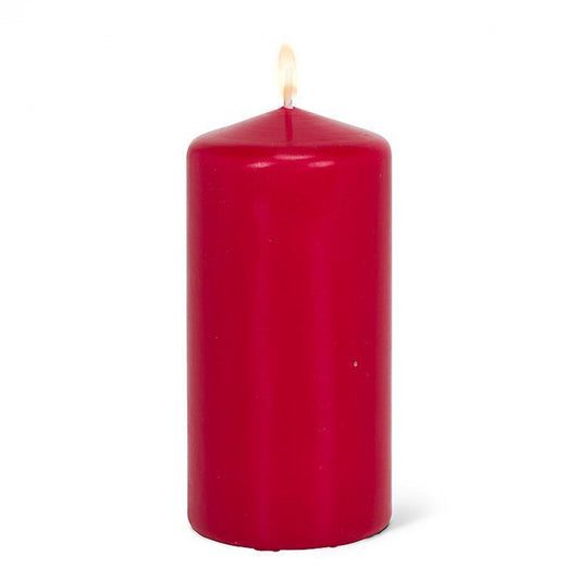 Red Classic Pillar Candle