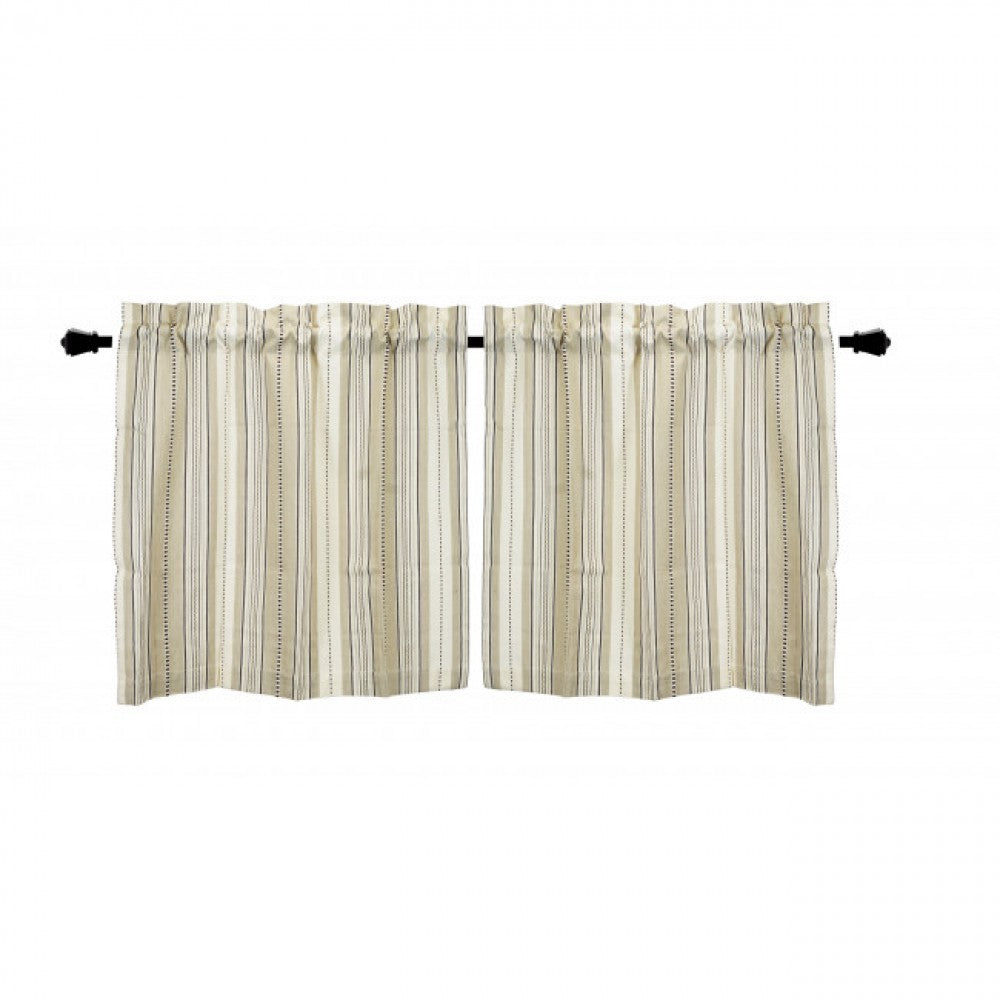 24x72" Window Tier Coco Stripe Window Topper