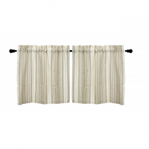 24x72" Window Tier Coco Stripe Window Topper