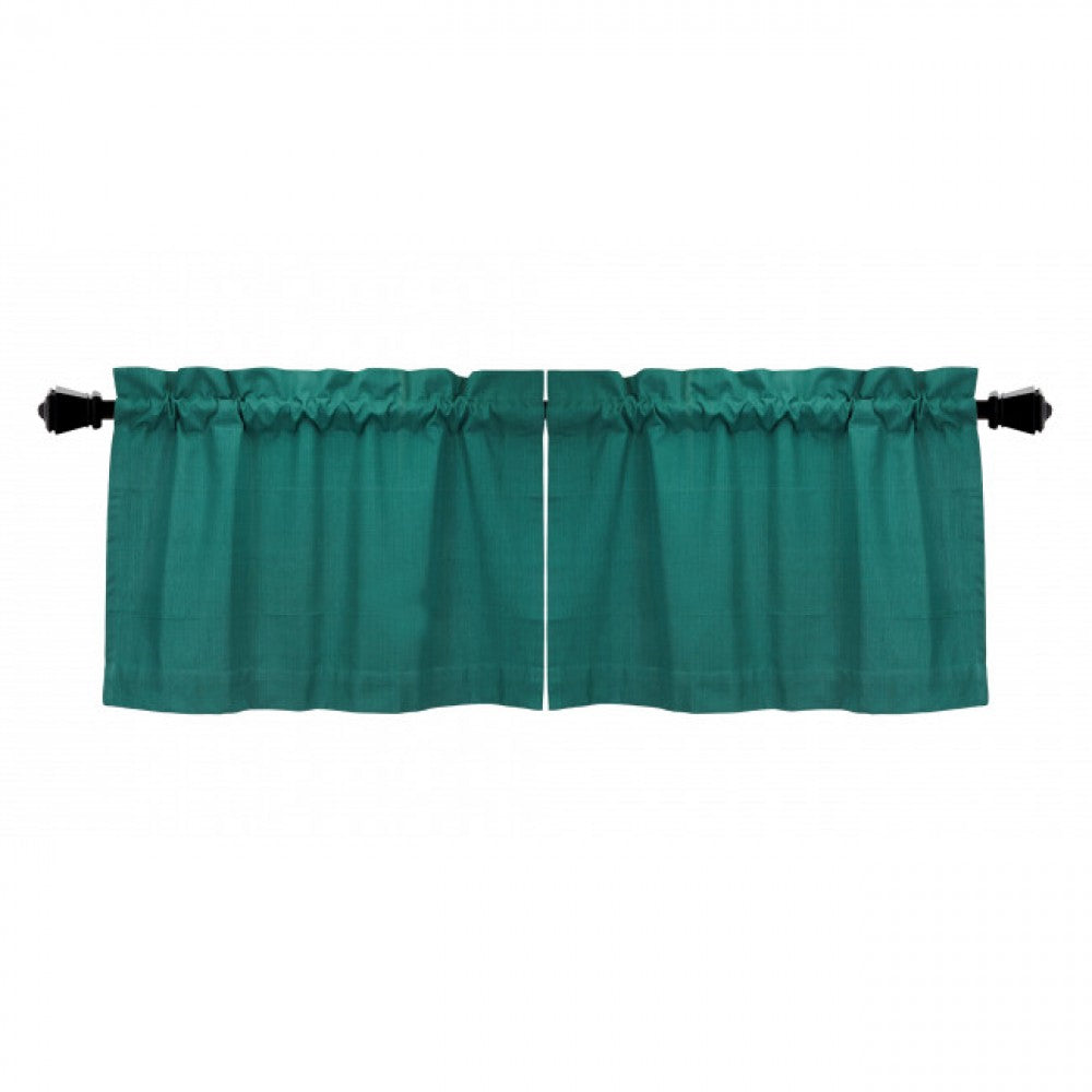 24x72" Window Tier Solid Hunter Green Window Topper