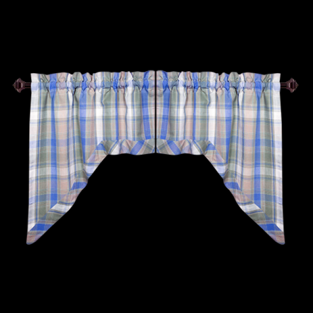Montari Check Pattern Swag Set