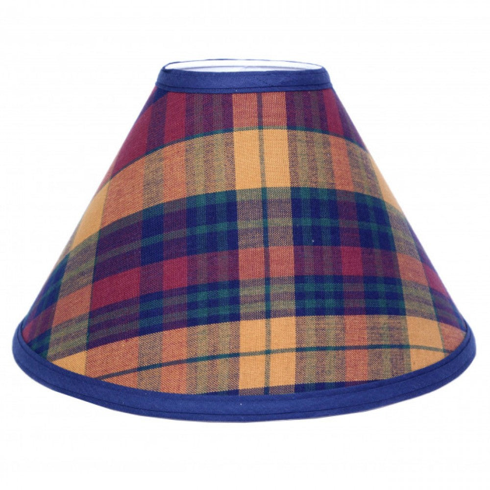 3x6x5" Sunset Check Pattern Lamp Shade