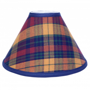 3x6x5" Sunset Check Pattern Lamp Shade