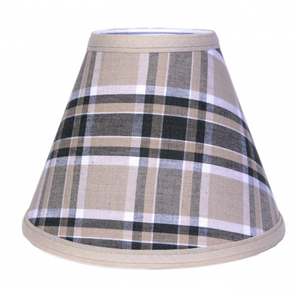 3x6x5" Tulsi Check Pattern Lamp Shade