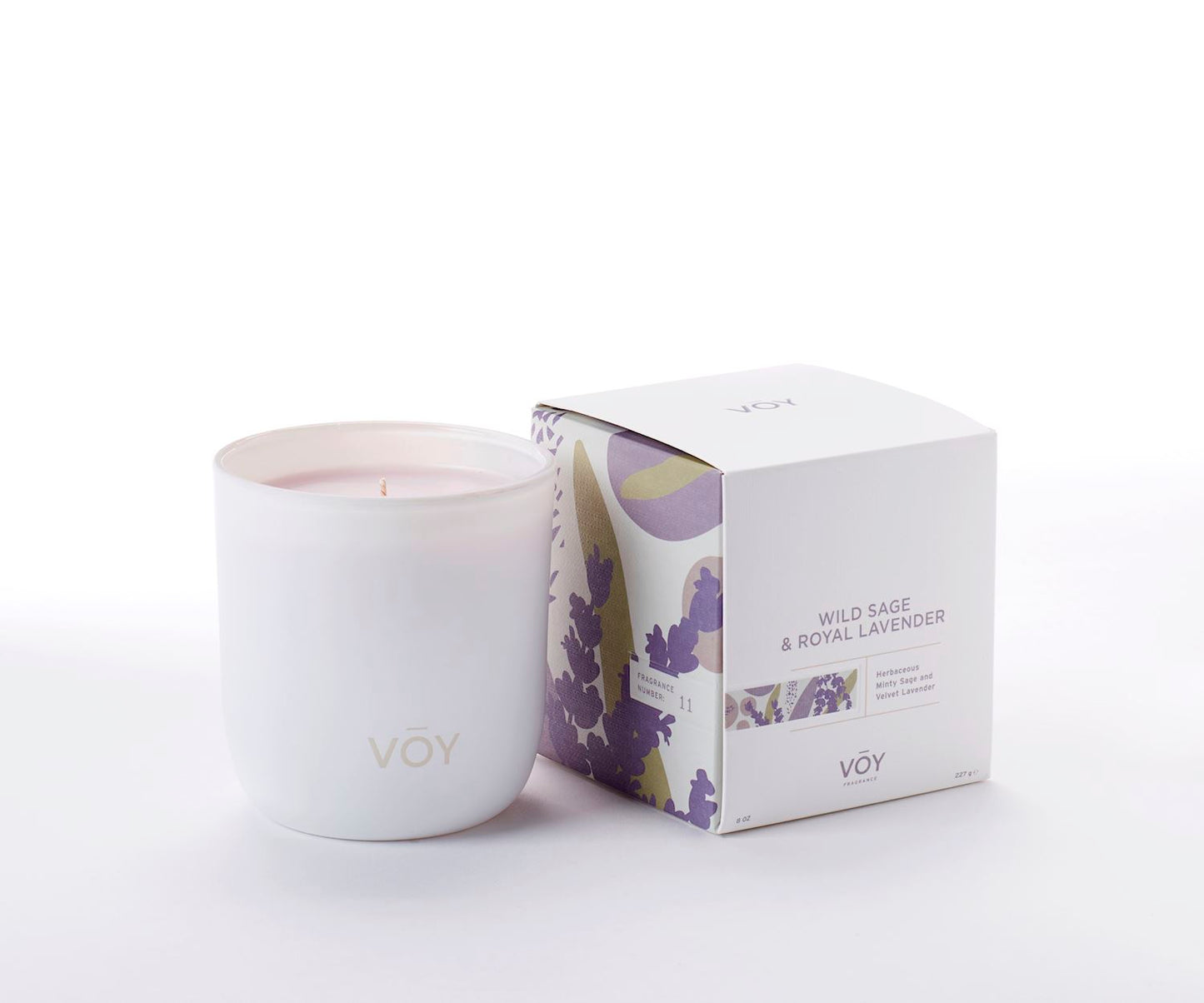 Wild Sage & Royal Lavender Scented Candle