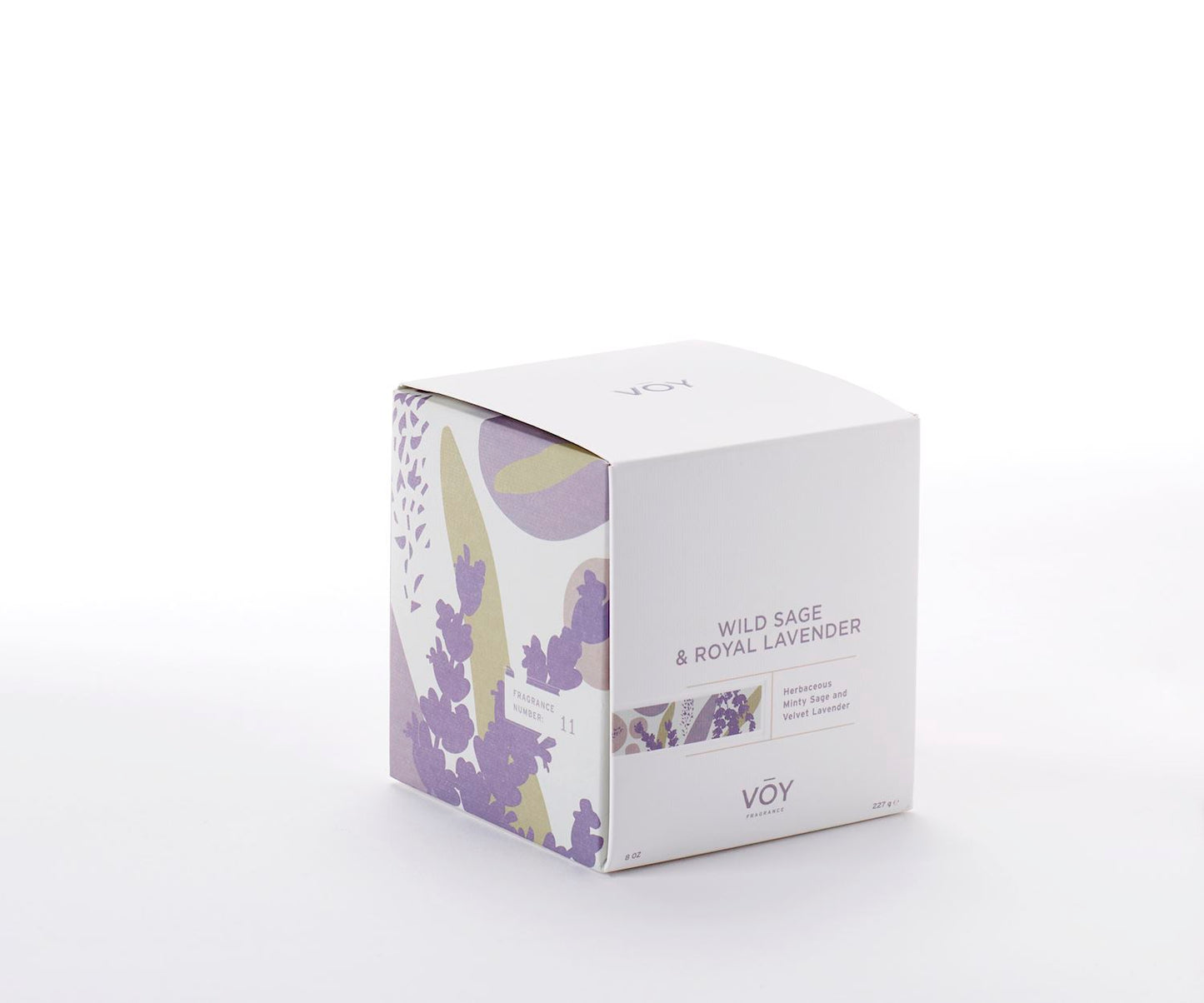 Wild Sage & Royal Lavender Scented Candle