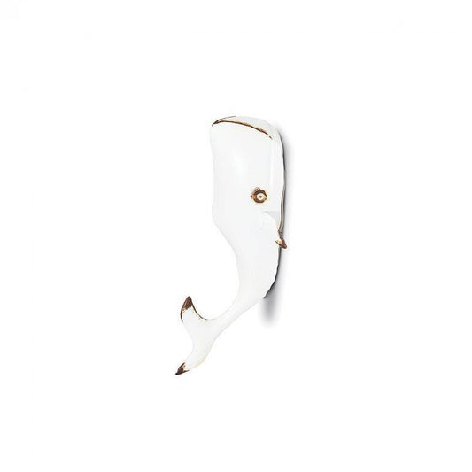 Matte White Whale Decoration