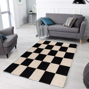 Abstract Checkerboard Pattern Area Rug