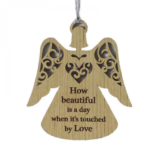 Angelic Blessing Angel With Text- Love Ornaments