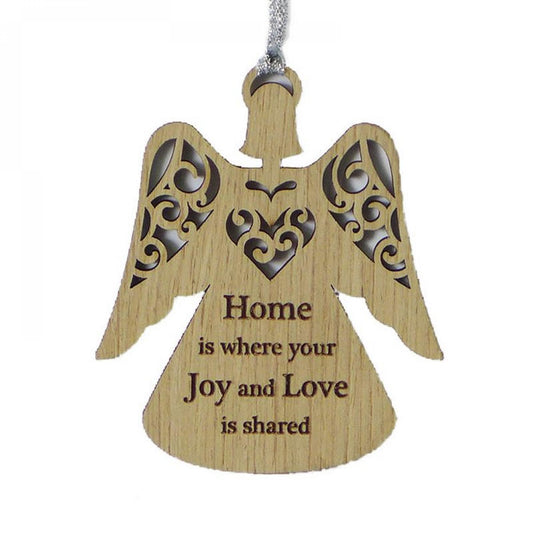 Angelic Blessing Angel With Text- Home Ornaments