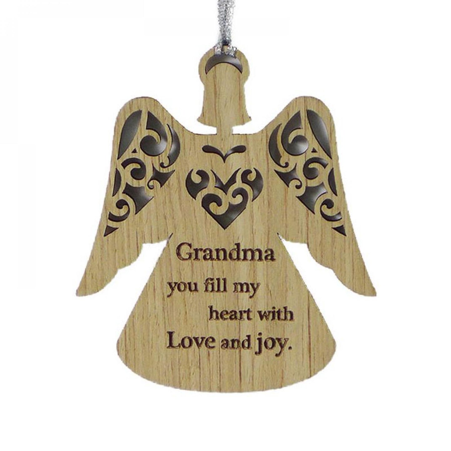 Angelic Blessing Angel With Text- Grandma Ornaments