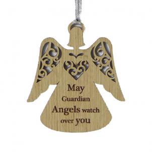 Angelic Blessing Angel With Text- Guardian Angels Ornaments