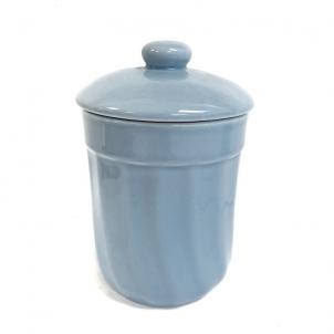 Blue Lidded Canister