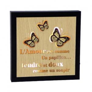 Butterflies With French Text- L’Amour Sign