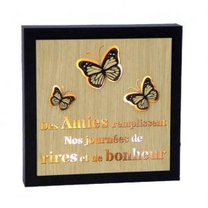 Butterflies With French Text- Amies Sign