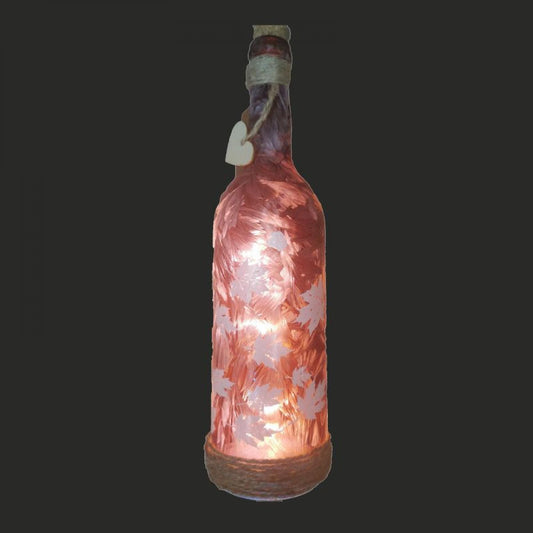 Led Maple Leaves Decorative Bottle