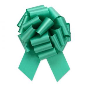 50Pcs- 4"D Pullbow Emerald Green Ribbon