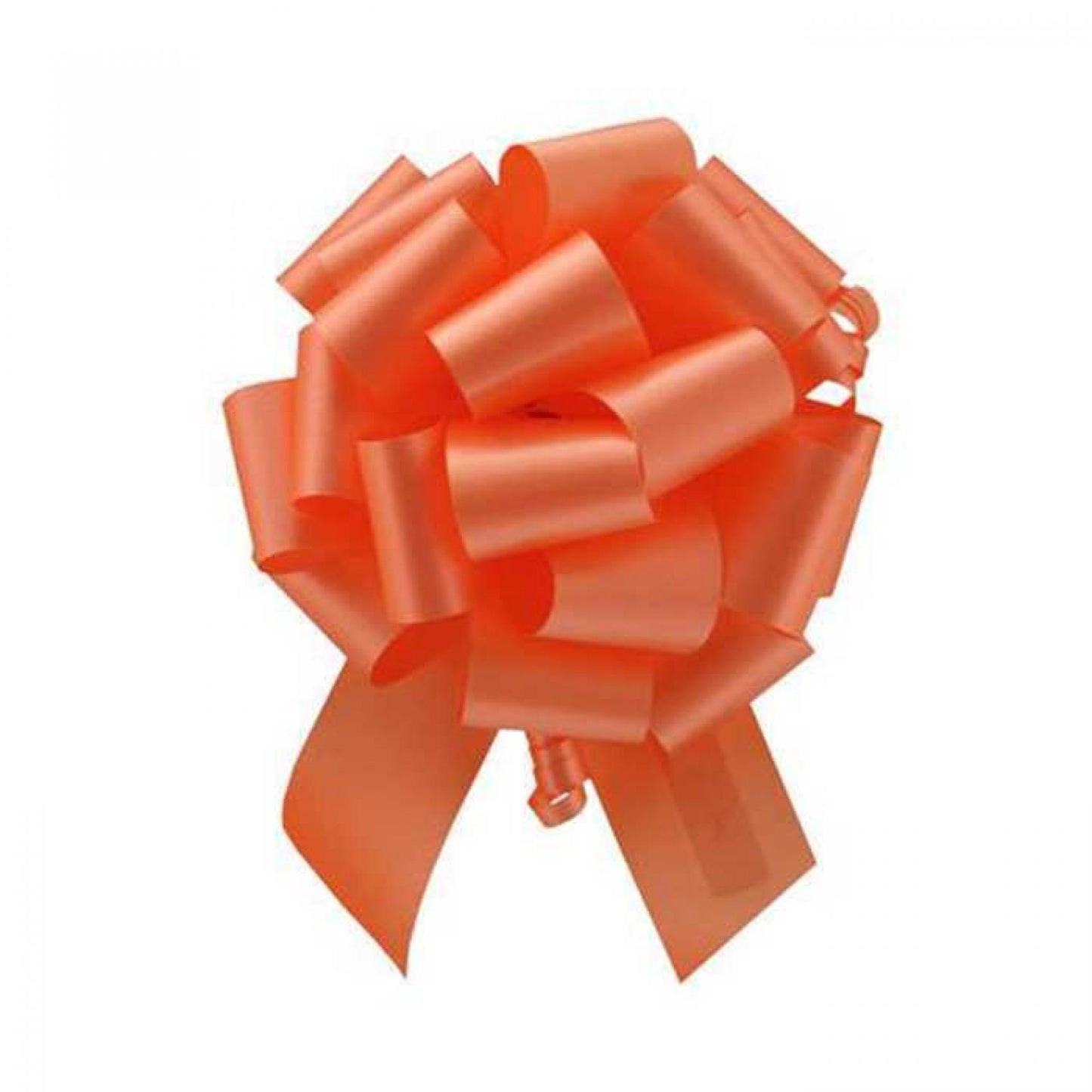 50Pcs- 5.5"D Pullbow Orange Ribbon