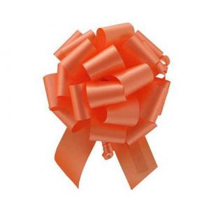 50Pcs- 5.5"D Pullbow Orange Ribbon