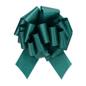 50Pcs- 5.5"D Pullbow Hunter Green Ribbon