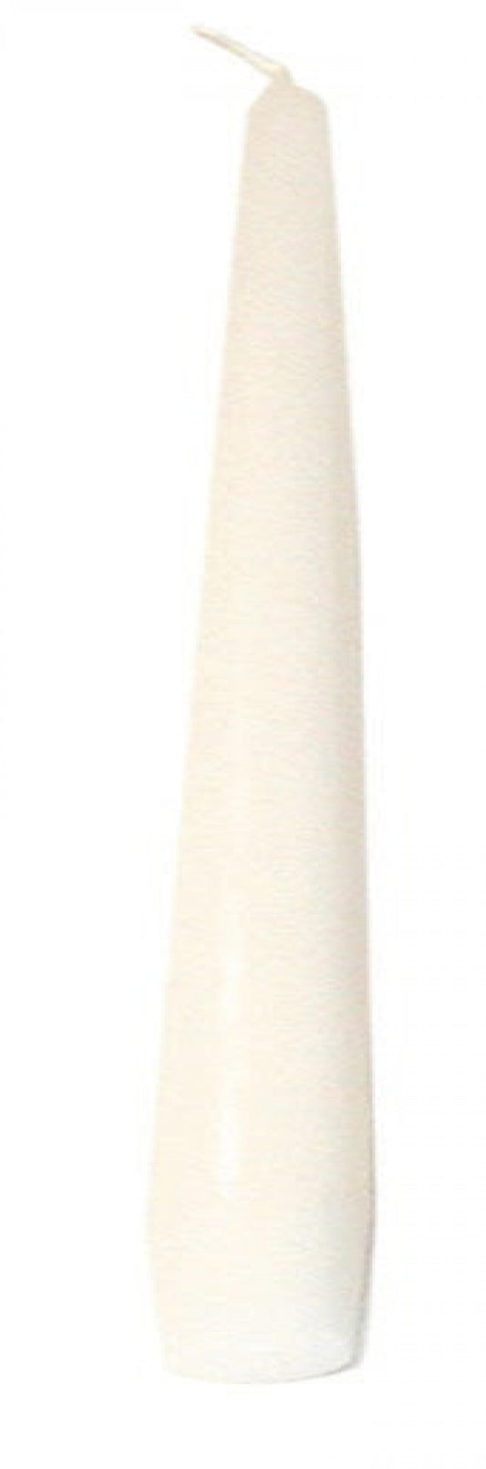 Set Of 12 White Taper Candles